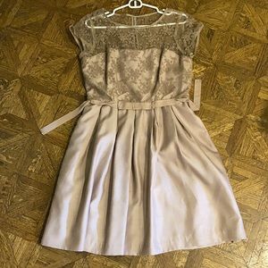 Taylor formal brown lace dress